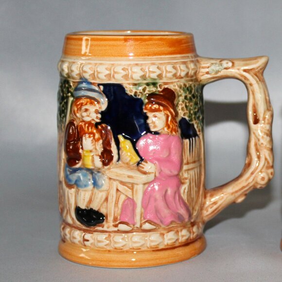Pair of German Style Beer Steins | Made in Japan - Picture 1 of 6